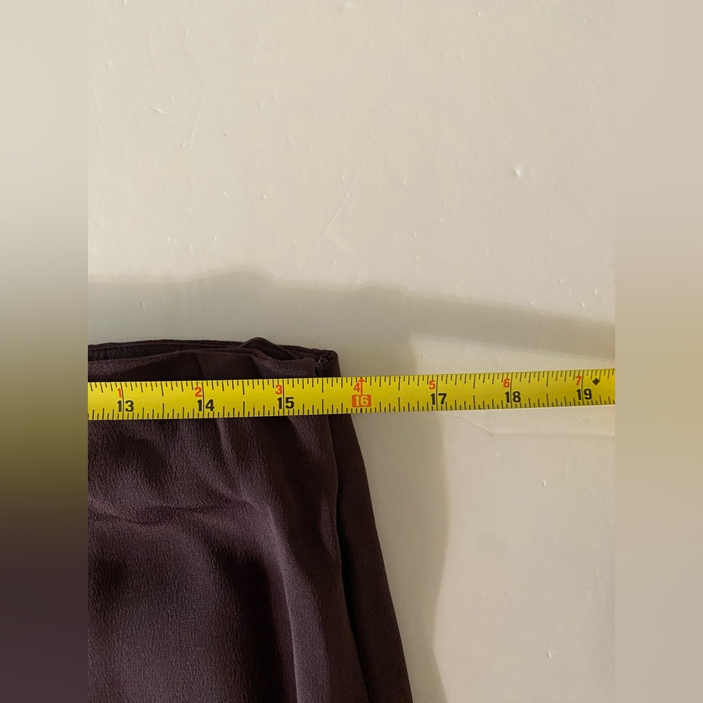 Eileen Fisher Pants Womens Size Small Plum Wide Leg Trousers Minimalist Lux - Picture 7 of 9